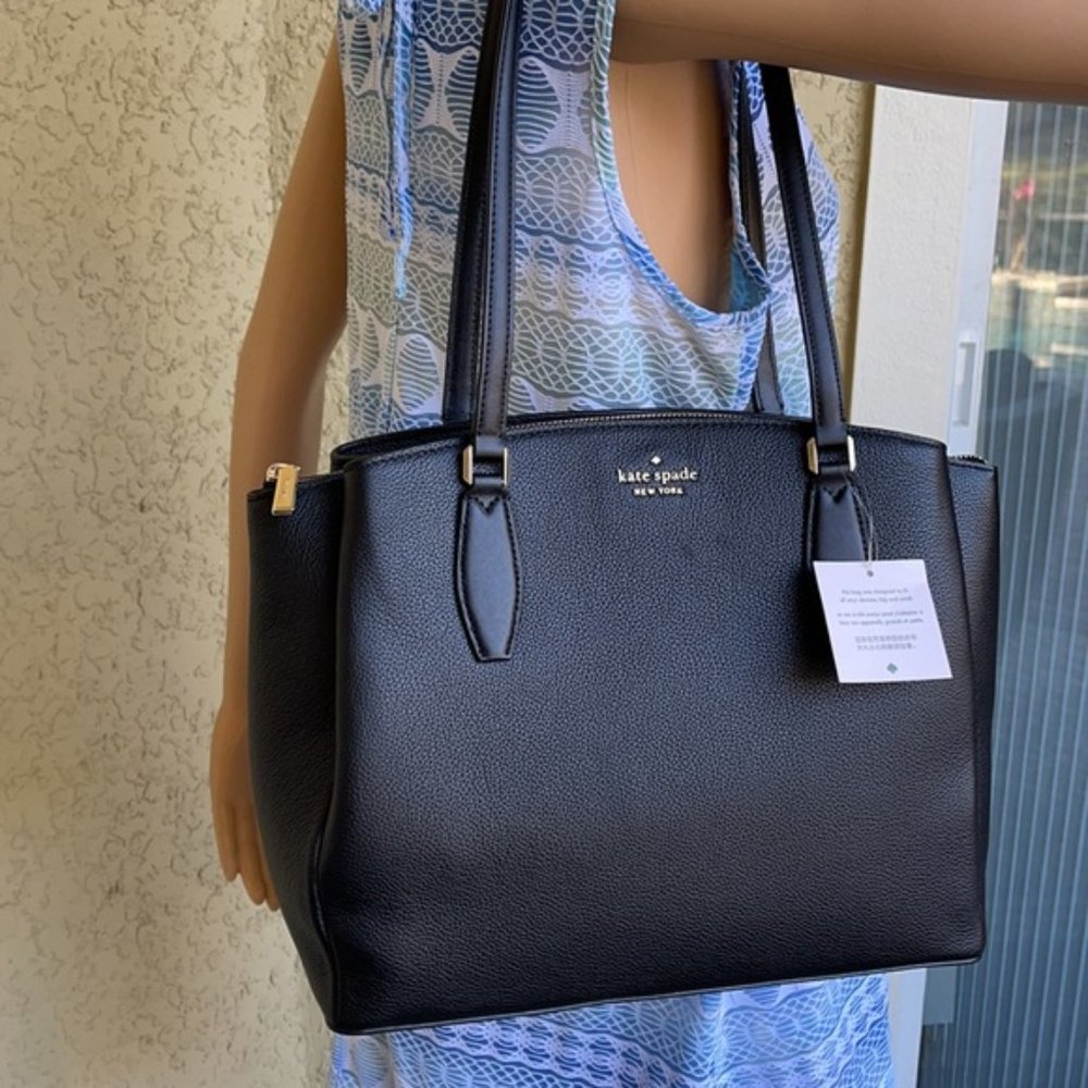 Kate Spade Monet Large Compartment Tote Black NWT - Picture 16 of 16